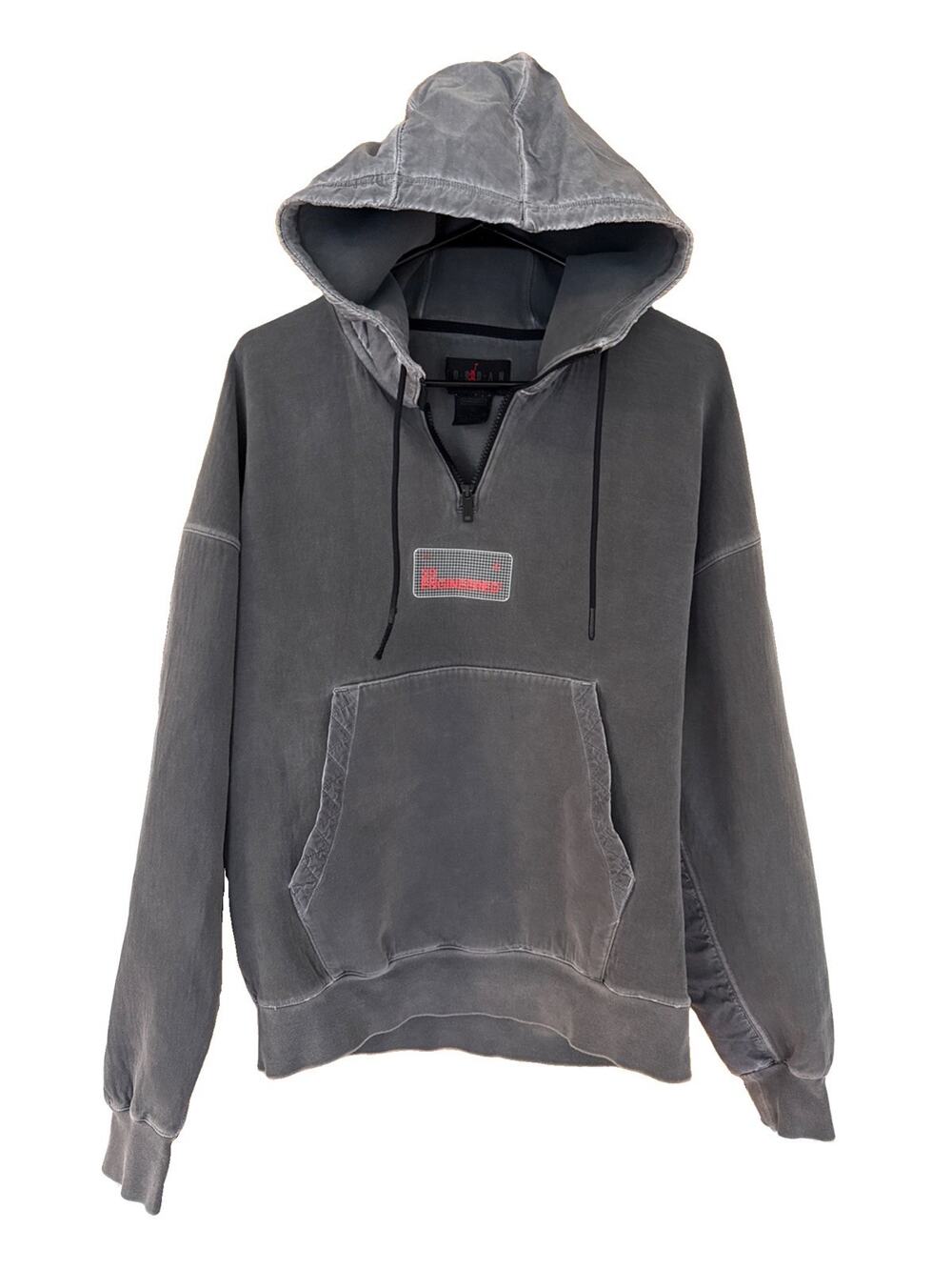 Mens Nike Air Jordan 23 Engineered Box Logo Charcoal Gray Hoodie Sweatshirt Sz S